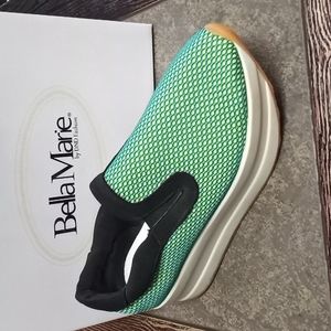 Green Platform Sneakers